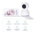 Видеоняня поворотная беспроводная IP-камера Kippi, двухсторонняя с датчиком плача, 5″ HD экран, Wi-Fi
