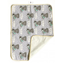 Непромокаемая пеленка многоразовая It's A Boy Grey - #6 90х60см