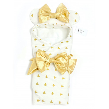 Конверт на выписку RoyalBaby Микки с ушками