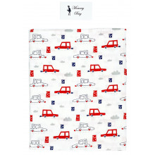 Муслиновая пеленка 100х80 см Машинки #20