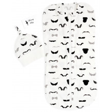 Евро-пеленка кокон на молнии с шапочкой Мистер #5 