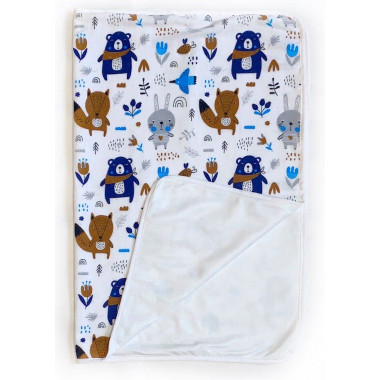 Непромокаемая пеленка многоразовая Мишки - #9 90х60