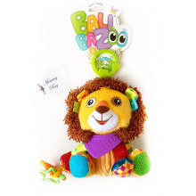 Игрушка с грызуном Лев "ЛЕОН" Balibazoo (высота 21 см)