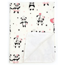 Непромокаемая пеленка многоразовая Розовые Панды - #10 90х60 см Непромокаемая пеленка многоразовая Розовые Панды - #10 90х60 см