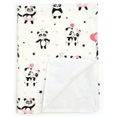 Непромокаемая пеленка многоразовая Розовые Панды - #10 90х60 см