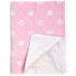 Непромокаемая пеленка многоразовая Короны розовые - #15 90х60