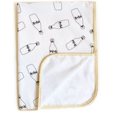 Непромокаемая пеленка многоразовая Milk - #11 90х60см