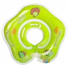 Круг для купания с погремушкой Aqua Baby, (Салатовый)