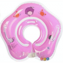 Круг для купания с погремушкой Aqua Baby (Розовый)