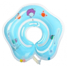 Круг для купания с погремушкой Aqua Baby (Голубой)