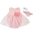 Боди-платье Розовое с фатином RoyalBaby р.62, 0-6 мес