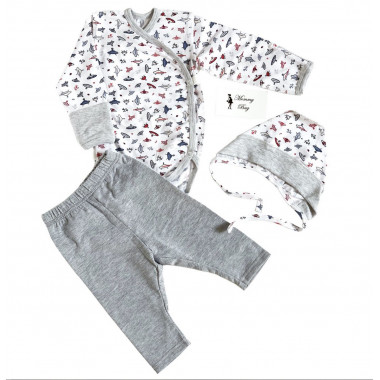 Комплект 3 ед.Tobbi Космос р.62, 0-6 мес