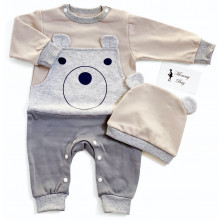 Человечек RoyalBaby Медвежонок Рич р.56, 0-3 мес Человечек RoyalBaby Медвежонок Рич р.56, 0-3 мес