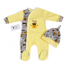 Человечек RoyalBaby Привет зверята!, р.56 - 0-3 мес.