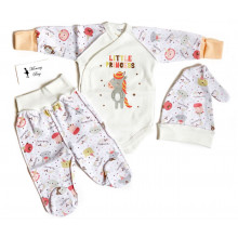 Комплект 3 ед. RoyalBaby Маленькая Принцесса р.56, 0-3 мес