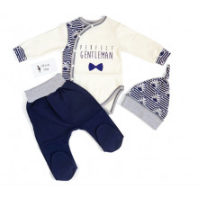Комплект 3 ед. RoyalBaby Джентльмен р.56, 0-3 мес