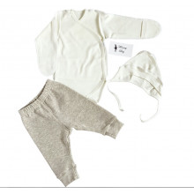 Комплект (Распашонка+ползунки+шапочка) RoyalBaby Thank You Mom р.62, 0-6 мес