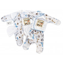 Комплект 4 ед. RoyalBaby Бегемотик р.56, 0-3 мес