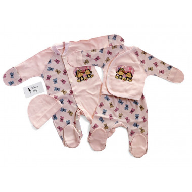 Комплект 4 ед. RoyalBaby Обезьянка Глори р.56, 0-3 мес