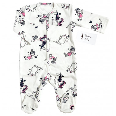 Человечек RoyalBaby Феи и волшебные единороги р.62 (0-6 мес)