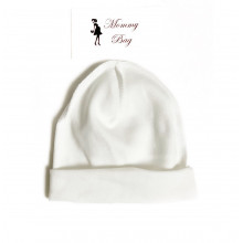 Шапочка 0-3 мес Молочная №6 62 см 