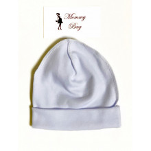 Шапочка 0-3 мес Светло-голубая №38 62 см
