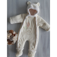 Комбинезон зимний RoyalBaby Молочный р.62, 0-6 мес Комбинезон зимний RoyalBaby Молочный р.62, 0-6 мес
