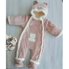 Комбинезон зимний RoyalBaby Пудровый р.62, 0-6 мес Комбинезон зимний RoyalBaby Пудровый р.62, 0-6 мес