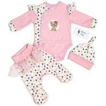 Комплект 3 ед. RoyalBaby Лапки с фатином, р.56 - 0-3 мес.