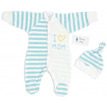 Человечек RoyalBaby I Love Mom, р.56 - 0-3 мес. Человечек RoyalBaby I Love Mom, р.56 - 0-3 мес.