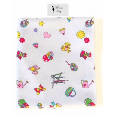 Фланелевая пеленка байковая Игрушки #3