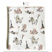 Фланелевая пеленка байковая Париж #15 Фланелевая пеленка байковая Париж #15