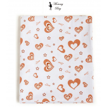 Фланелевая пеленка байковая Сердечки #7