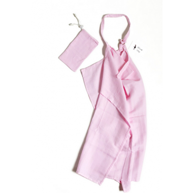 Накидка для кормления + сумочка-чехол №6 Розовая