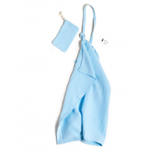 Накидка для кормления + сумочка-чехол №7 Голубая