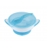 Мисочка-тарелка с присоской и ложечкой BabyOno Синяя