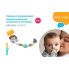 Пустышка BabyOno NATURAL NURSING, 0-3 мес., силикон, Зайка, 2 шт.