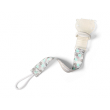 Лента для пустышки с прищепкой BabyOno (Серо-бирюзовый) Лента для пустышки с прищепкой BabyOno (Серо-бирюзовый)