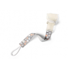 Лента для пустышки с прищепкой BabyOno (Серо-бежевая) Лента для пустышки с прищепкой BabyOno (Серо-бежевая)