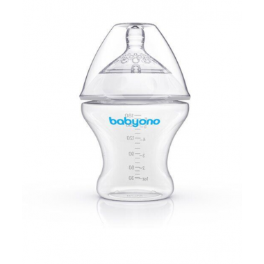 Бутылочка антиколиковая BabyOno NATURAL NURSING 180 мл