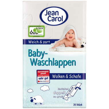 Водопоглощающие детские салфетки Jean Carol Soft&Delicate 26 шт