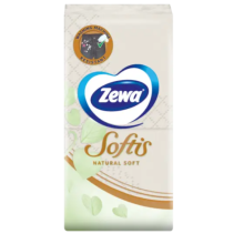 Носовые платочки Zewa Natural Soft четырехслойные 9 шт Носовые платочки Zewa Natural Soft четырехслойные 9 шт