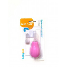 Аспиратор для носа BabyOno Розовый