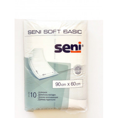 Одноразовые пеленки Seni Soft Basic 60x90 см - 10 шт.