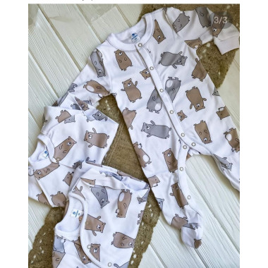 Человечек Minikin Медвежата р.62, 0-6 мес