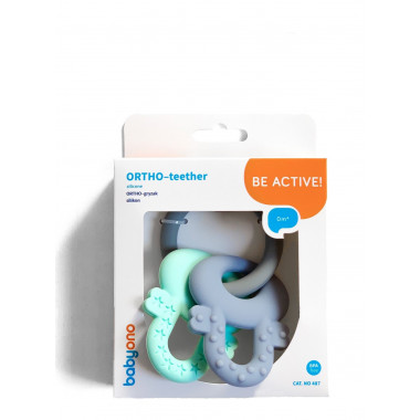 Прорезыватель ортодонтический ORTHO Бирюзовый BabyOno