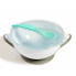 Мисочка-тарелка с присоской и ложечкой BabyOno Серо-бирюзовая