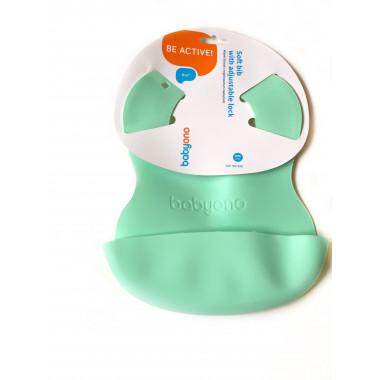 Нагрудник Бирюзовый BabyOno Мягкий