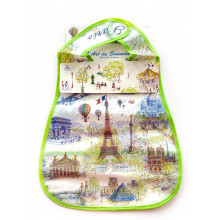 Нагрудник силиконовый Париж с карманом Paris