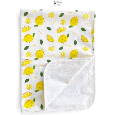 Непромокаемая пеленка многоразовая Лимоны - #19 90х60